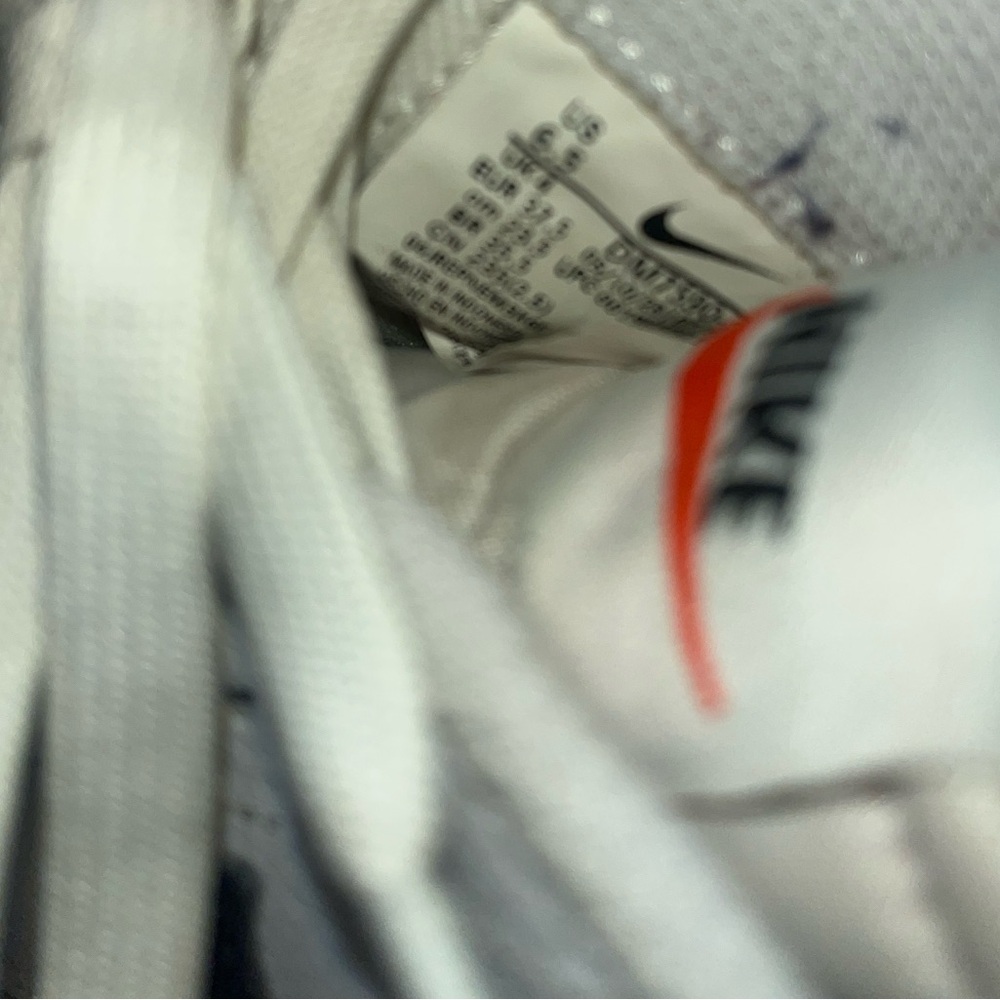 White and Black Nike Platform Sneakers - Picture 2 of 5